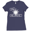 go green Ladies Fitted T-Shirt