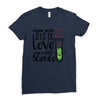 Made With Lots Of Love And a Little Science Ladies Fitted T-Shirt