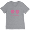 all natural 20 breasts dice V-Neck Tee