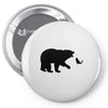 Bear Fishing Pin-back button