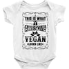 Awesome Vegan Baby Bodysuit