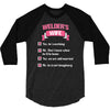 welder's wife 3/4 Sleeve Shirt