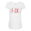 F*CK YOU Maternity Scoop Neck T-shirt