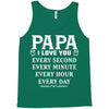 I Love you Papa Tank Top