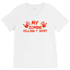 my zombie killing t shirt V-Neck Tee
