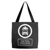 low flying motorcycles Tote Bags