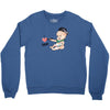 Cute Baby Painter's Dad Love Crewneck Sweatshirt