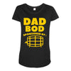 dad bod Maternity Scoop Neck T-shirt