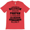 Super Cool Pawpaw Of A Freaking Awesome Grandson T-Shirt