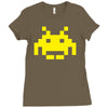 uomo 4 space invaders anni80 vintage videogames Ladies Fitted T-Shirt
