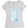 lonely astronaut Women's Triblend Scoop T-shirt