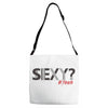 sexy shirt Adjustable Strap Totes