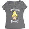 The Orijinal Topknot Tinkerbell Women's Triblend Scoop T-shirt