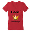 cake fashion nugget Women's V-Neck T-Shirt