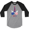 4th of July 3/4 Sleeve Shirt