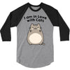i am in love with cats 3/4 Sleeve Shirt