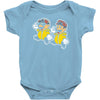 paper bad duo Baby Onesie