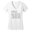 pro black 365 Women's V-Neck T-Shirt