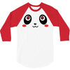panda face 3/4 Sleeve Shirt