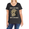 skullet Ladies Curvy T-Shirt