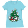 cat tree Ladies Fitted T-Shirt