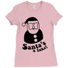 santa's a fake! Ladies Fitted T-Shirt