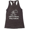 life is short Racerback Tank