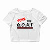 fear the goat Crop Top