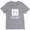 apps spoiling things since 2008 V-Neck Tee