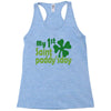 my 1st saint paddyday Racerback Tank