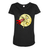 moon rocket Maternity Scoop Neck T-shirt
