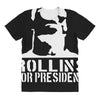 rollins for president  funny  comic henry rollins punk rock tv p All Over Women's T-shirt