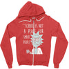 not for smart people Zipper Hoodie
