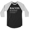 Bacon Noun 3/4 Sleeve Shirt