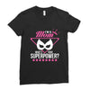 Super Mom-What's Your Superpower? Ladies Fitted T-Shirt