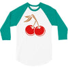 big texas cherry 3/4 Sleeve Shirt