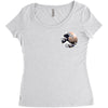 Great Wave Of Kanagawa Hokusai Pocket Women's Triblend Scoop T-shirt