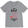 Our First Father's Day! Baby Girl V-Neck Tee