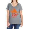 mega fire Ladies Curvy T-Shirt