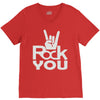 rock you V-Neck Tee