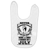 Never Underestimate Old Man Who Was Born July Baby Bibs