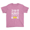 pi day 2015 pie math Youth Tee