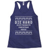die hard ugly sweater Racerback Tank