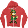 happy saint patrick day simpson 2 Zipper Hoodie