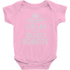 keep calm and build robots in any color Baby Onesie