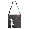 banksy style Adjustable Strap Totes
