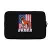 usa boxer flag Laptop sleeve