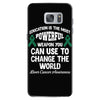 education is the most pwerful weapon you can use to change the world l Samsung Galaxy S7 Case