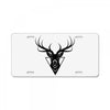 deer head vector License Plate