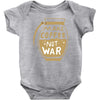 make coffee not war Baby Onesie